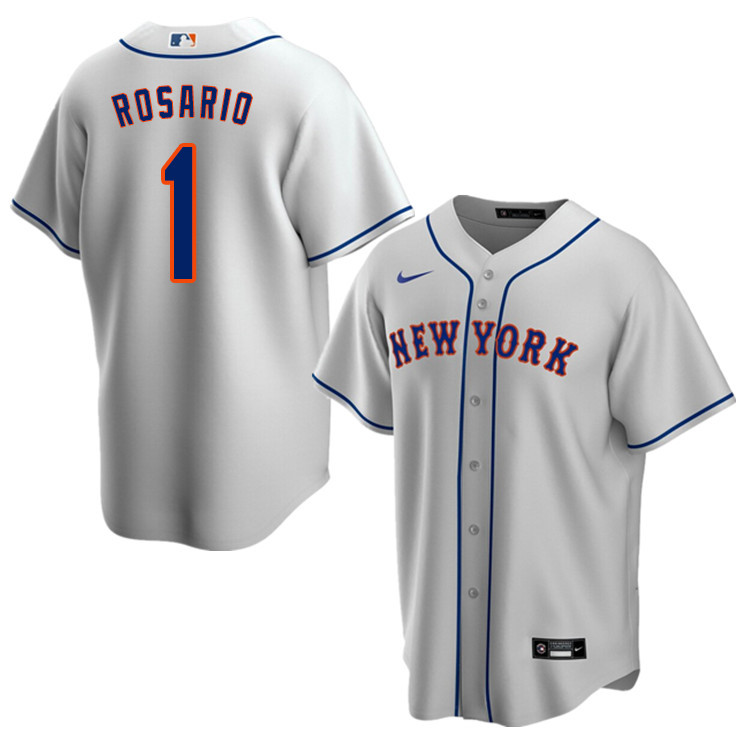 Nike Men #1 Amed Rosario New York Mets Baseball Jerseys Sale-Gray